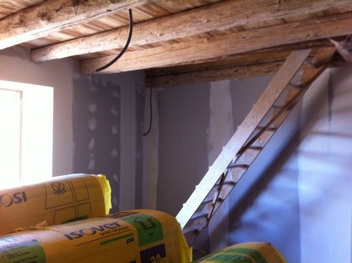 Rénovation ferme placo isolation